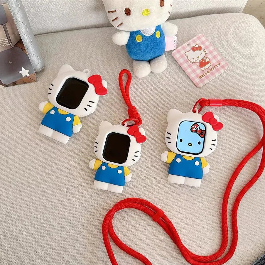 HelloKitty Shape Silicone Apple Watch Case for iWatch Series