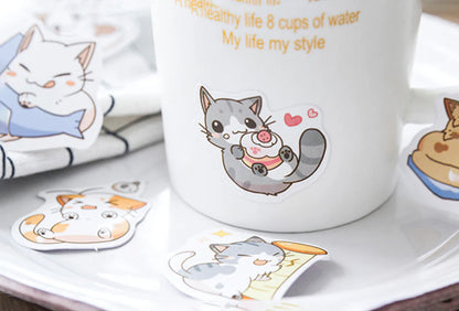 Little Chibi Cat Stickers – 45 Expressive Kitty Designs