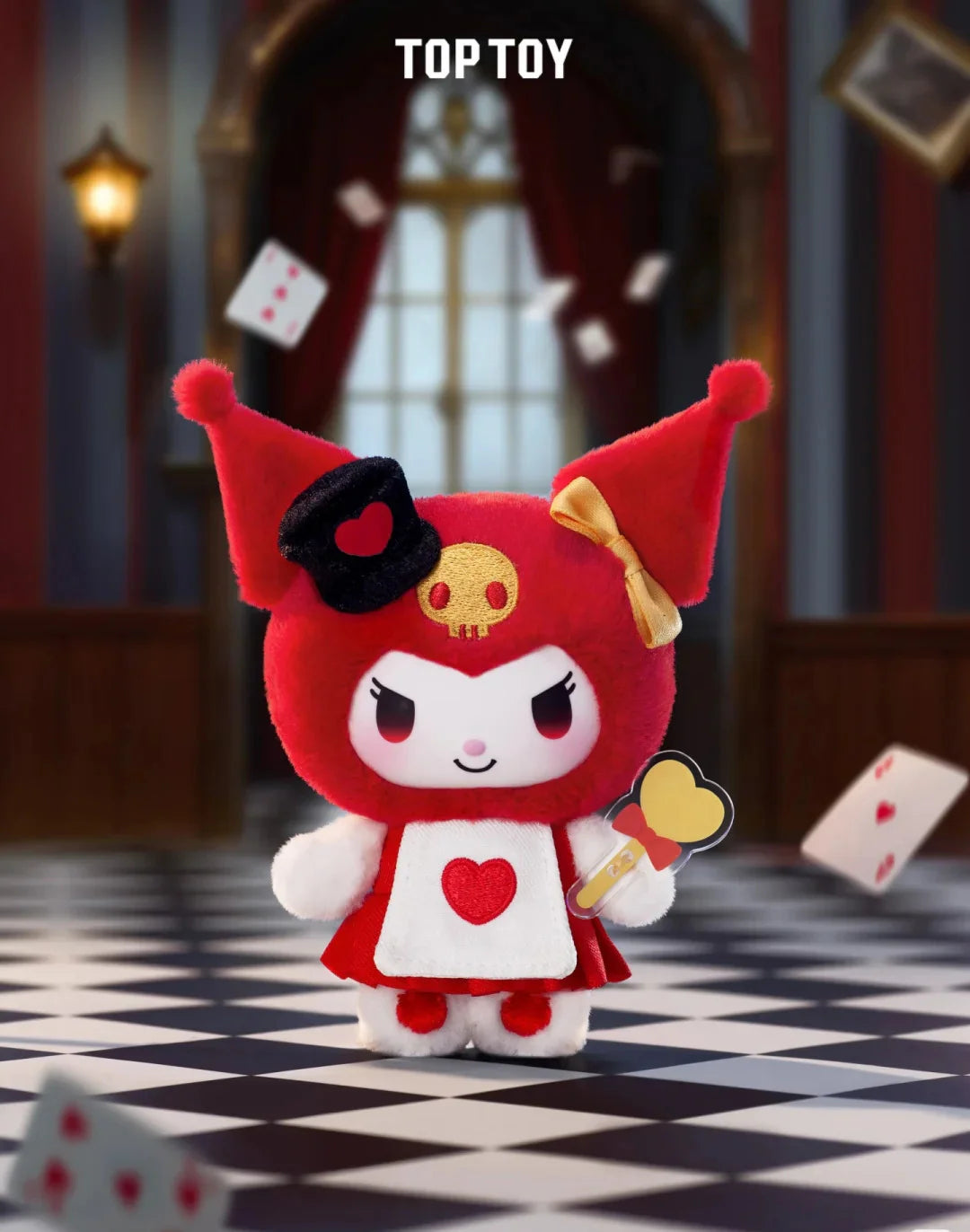 Kuromi Poker Kingdom Plush Doll Limited Edition Gothic Playing Card Blind Box