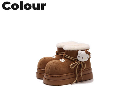 Hello Kitty Cozy Caramel Boots