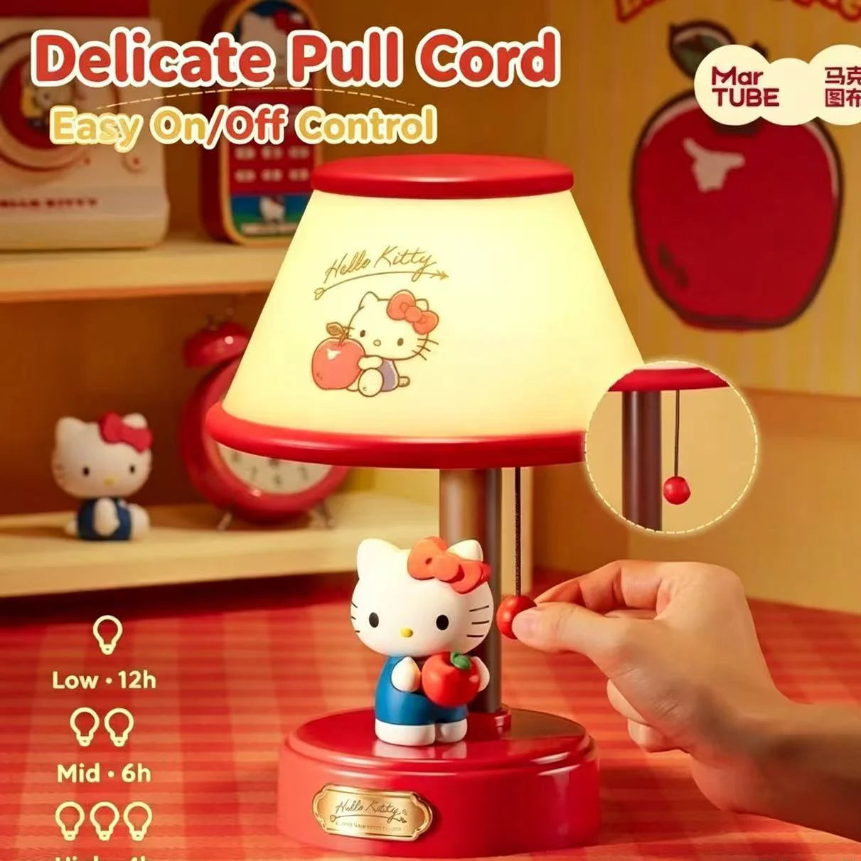 Hello Kitty Lucky Apple Table Lamp