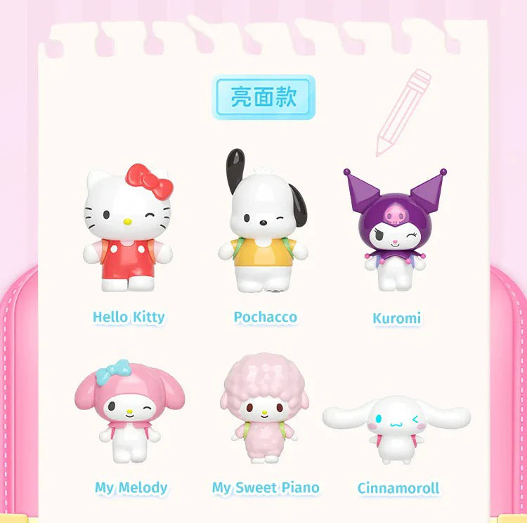 Sanrio Characters "Go to School" Magnet Figures Blind Bag