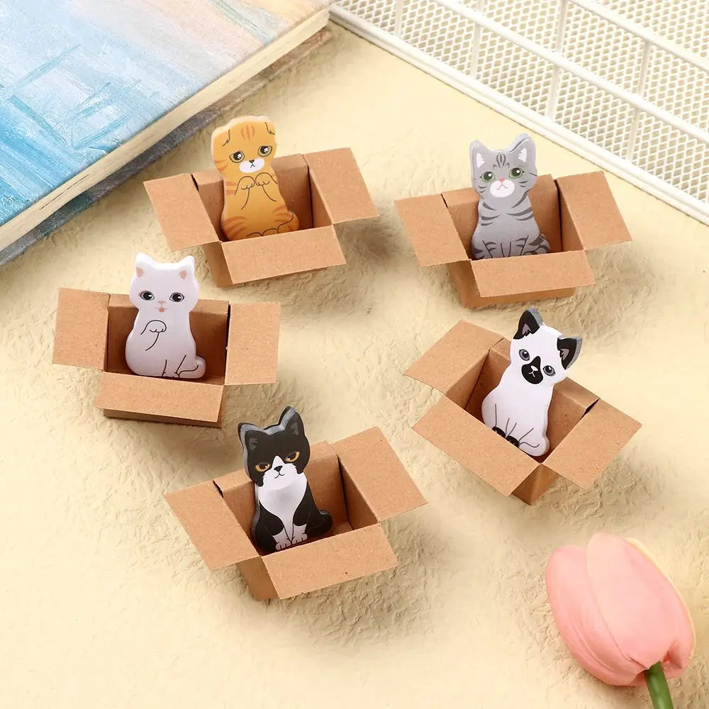 Kitty Peek-a-Box Sticky Notes