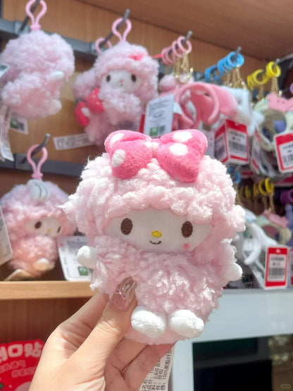 My Sweet Piano Pink Plush Keychain