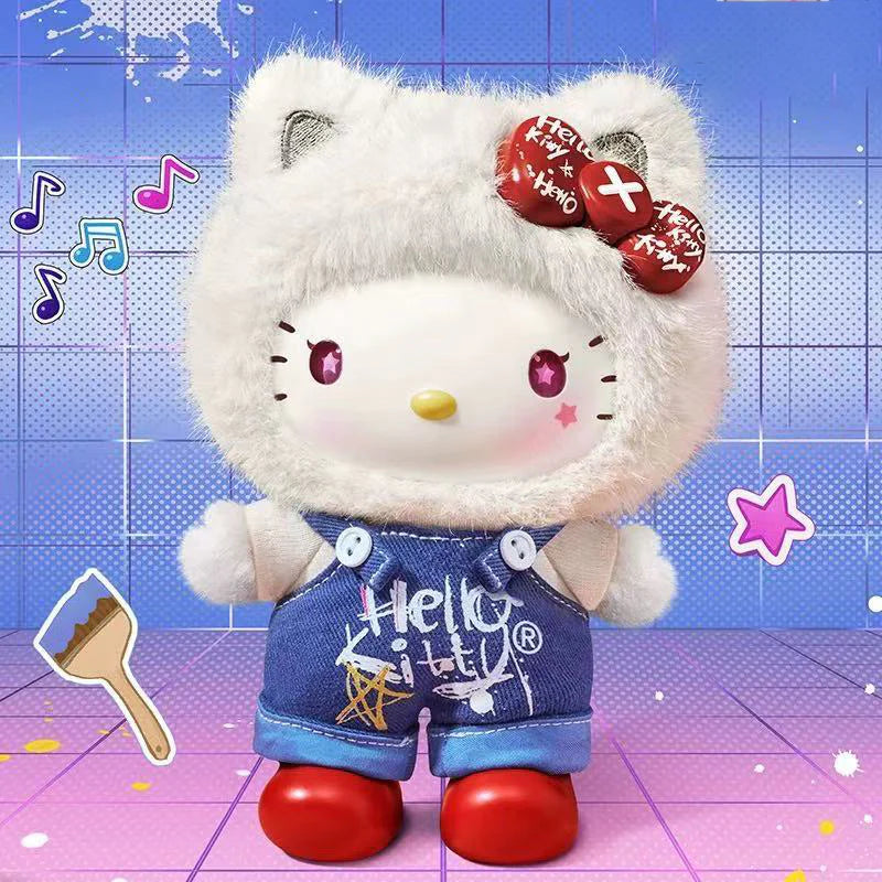 Hello Kitty Graffiti Fuzzy Plush Doll