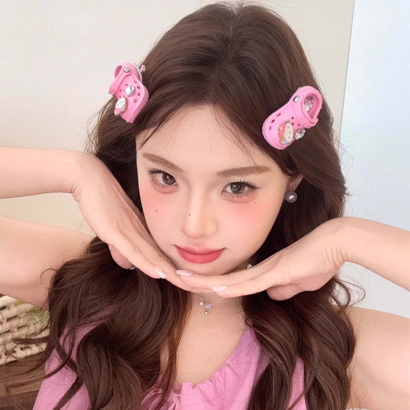 Hello Kitty Handmade Crocs Haripin