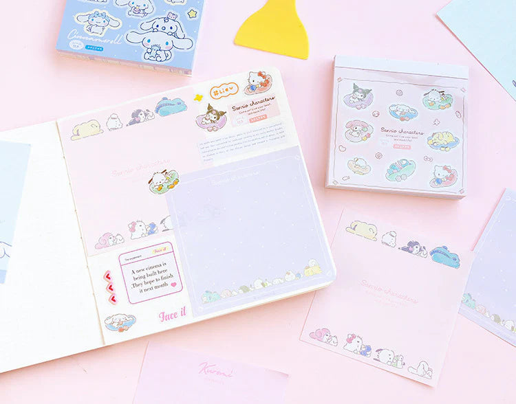 Sanrio Kawaii Memo Pad Set