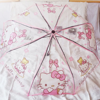Hello Kitty Clear Bubble Umbrella