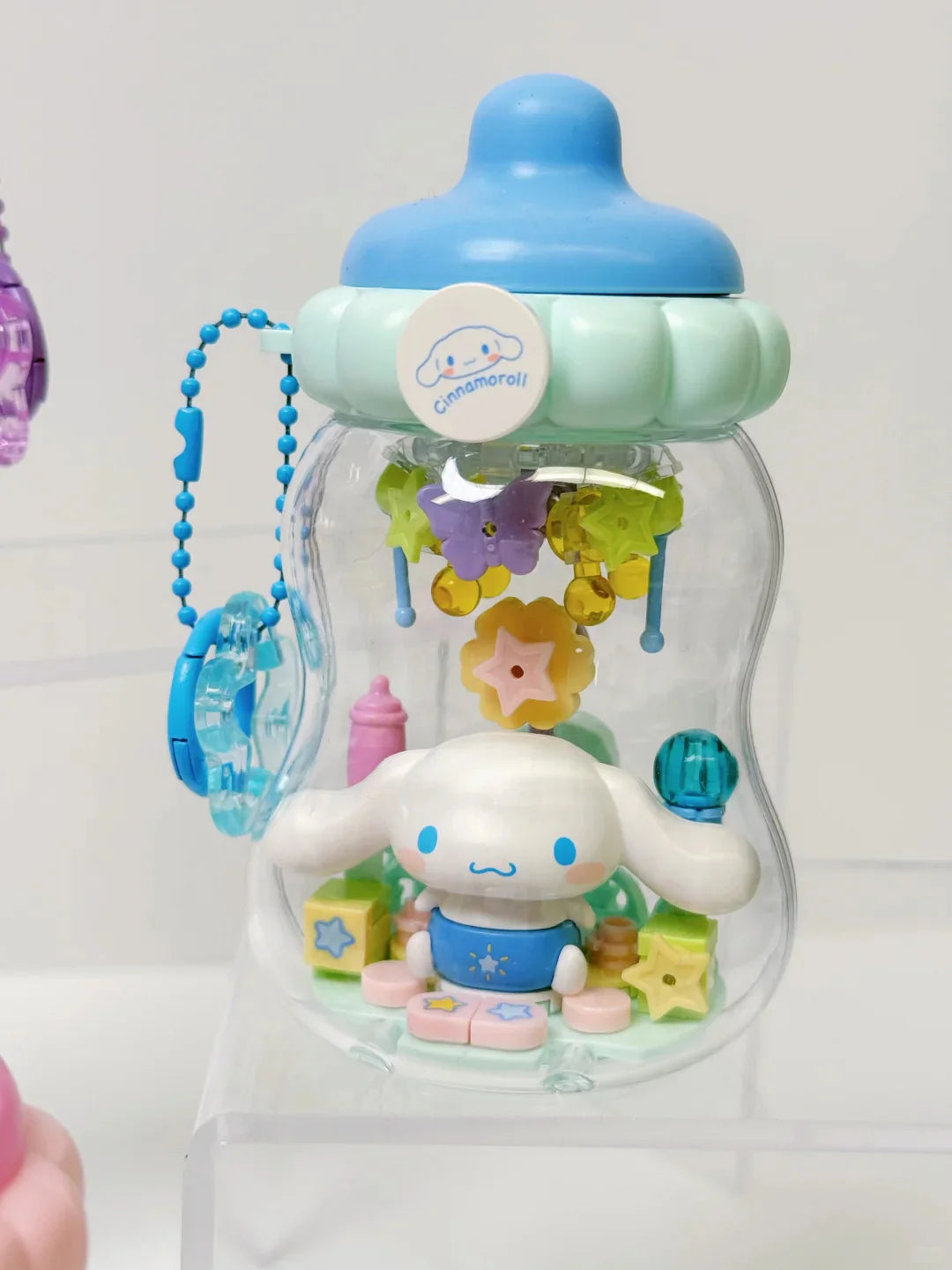 Sanrio Characters Baby Bottle Building Blocks Blind Box Keychain
