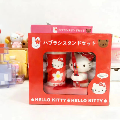 Hello Kitty Bathroom Cup Set