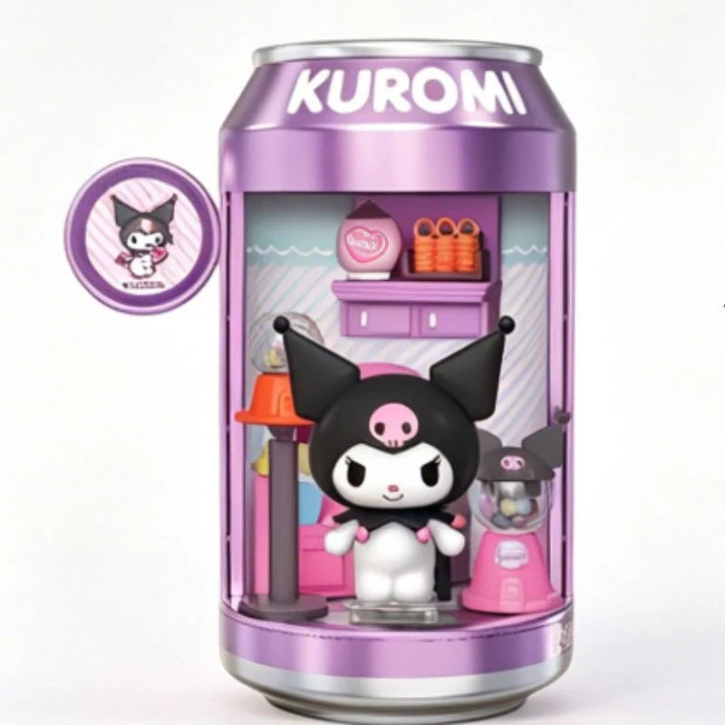 Sanrio Characters Soda Can Blind Box - Dessert Shop Street Mini Building Blocks