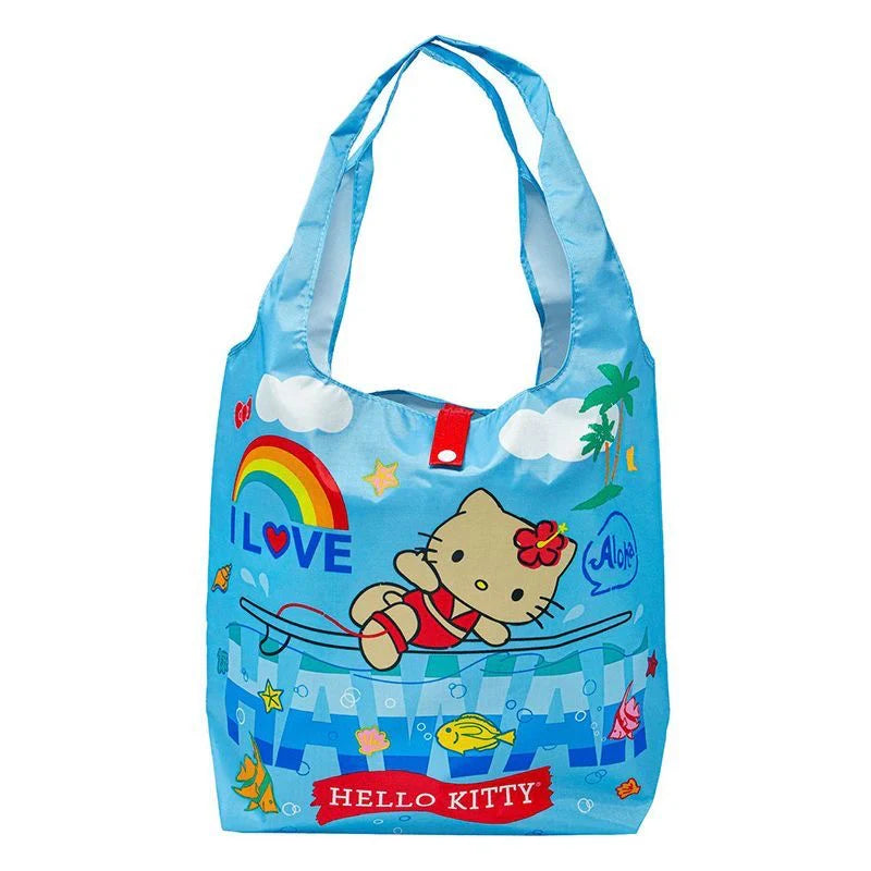 Aloha Hello Kitty Hawaii Foldable Reusable Tote Bag
