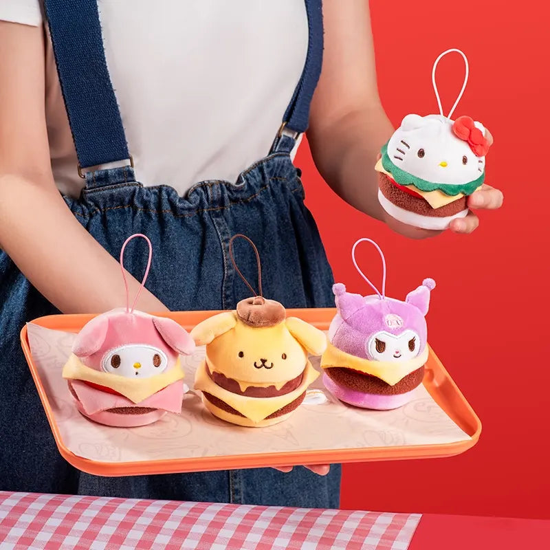 Sanrio Hamburger Plush Squeeze Toy Blind Bag