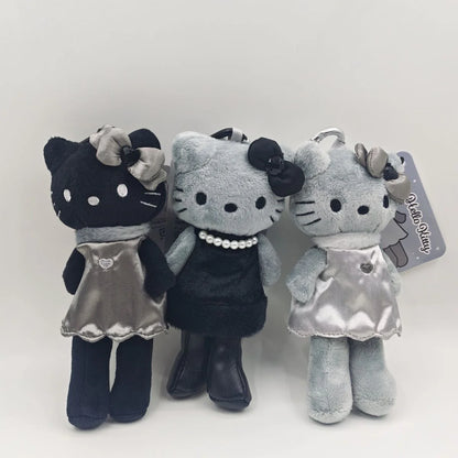 Hello Kitty Dark Angel Plushie Keychain