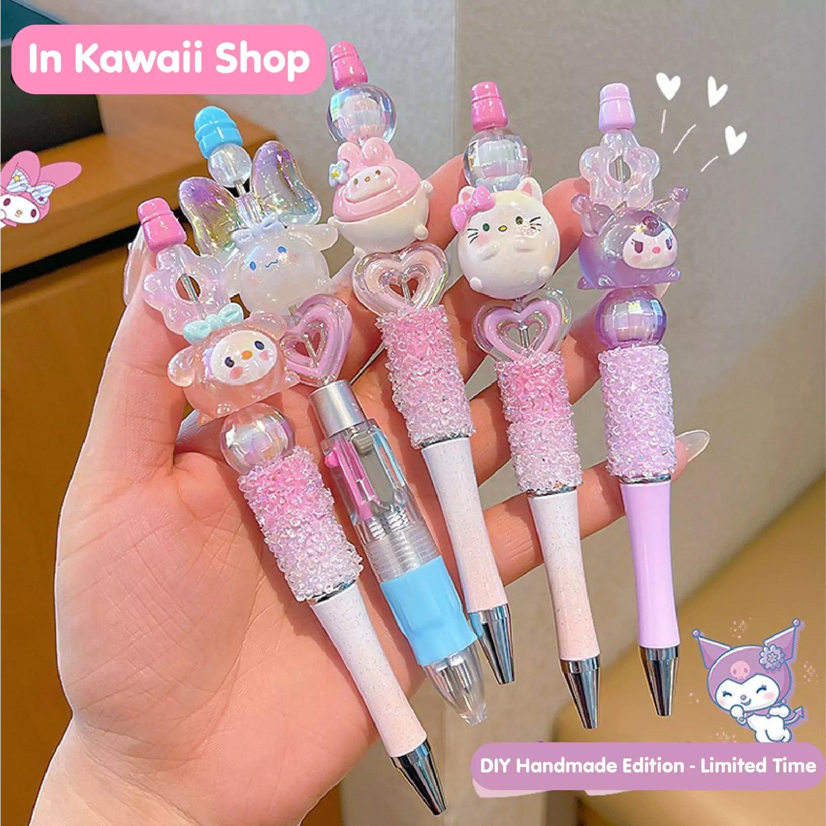 Handmade Glittering Sanrio Characters Ballpoint Pen – In Kawaii Shop