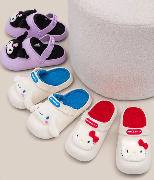 Sanrio Characters Fuzzy Slip on Shoes