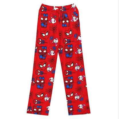 Hello Kitty VS Spider Man Pajama Pants