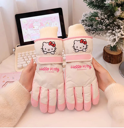 Sanrio Winter Warm Plush Ski Gloves
