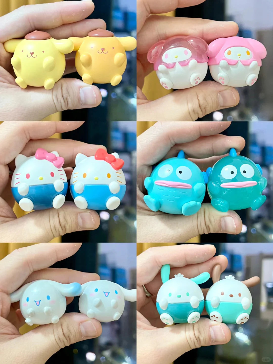 Sanrio Chubby Round Mini Figures Blind Bag (3 pcs per bag)