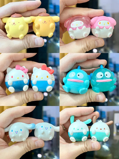 Sanrio Chubby Round Mini Figures Blind Bag (3 pcs per bag)