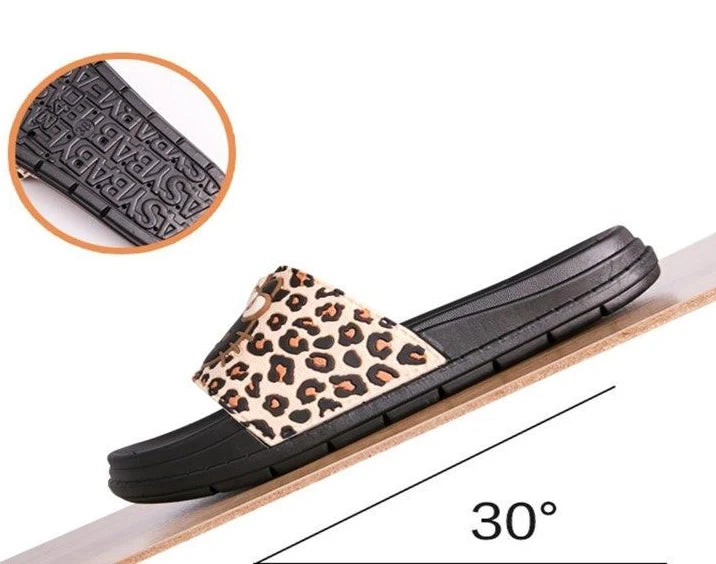 Hello Kitty Leopard Print Slippers