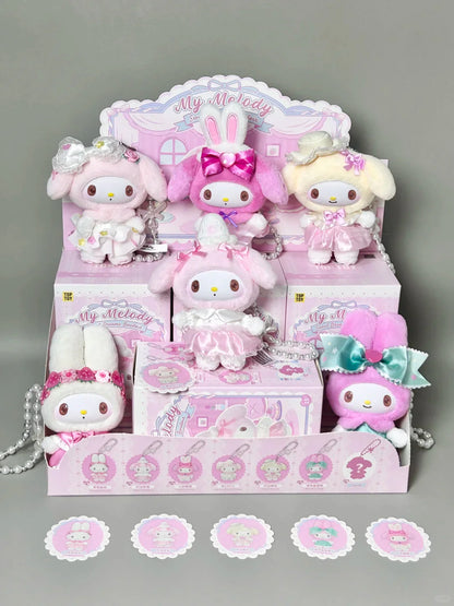 My Melody Sweet Dress Princess Style Plush Charms Blind Box