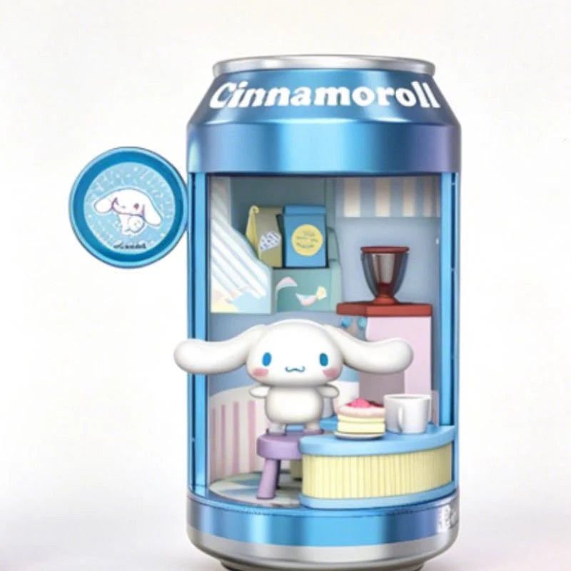 Sanrio Characters Soda Can Blind Box - Dessert Shop Street Mini Building Blocks