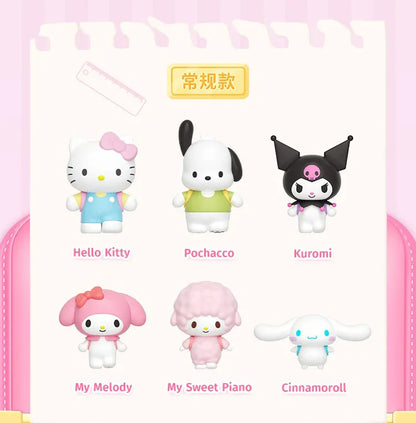 Sanrio Characters "Go to School" Magnet Figures Blind Bag