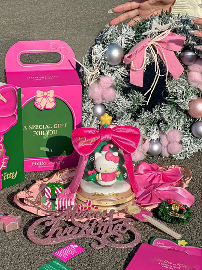 Hello Kitty Christmas Surprise gift figurine lamp