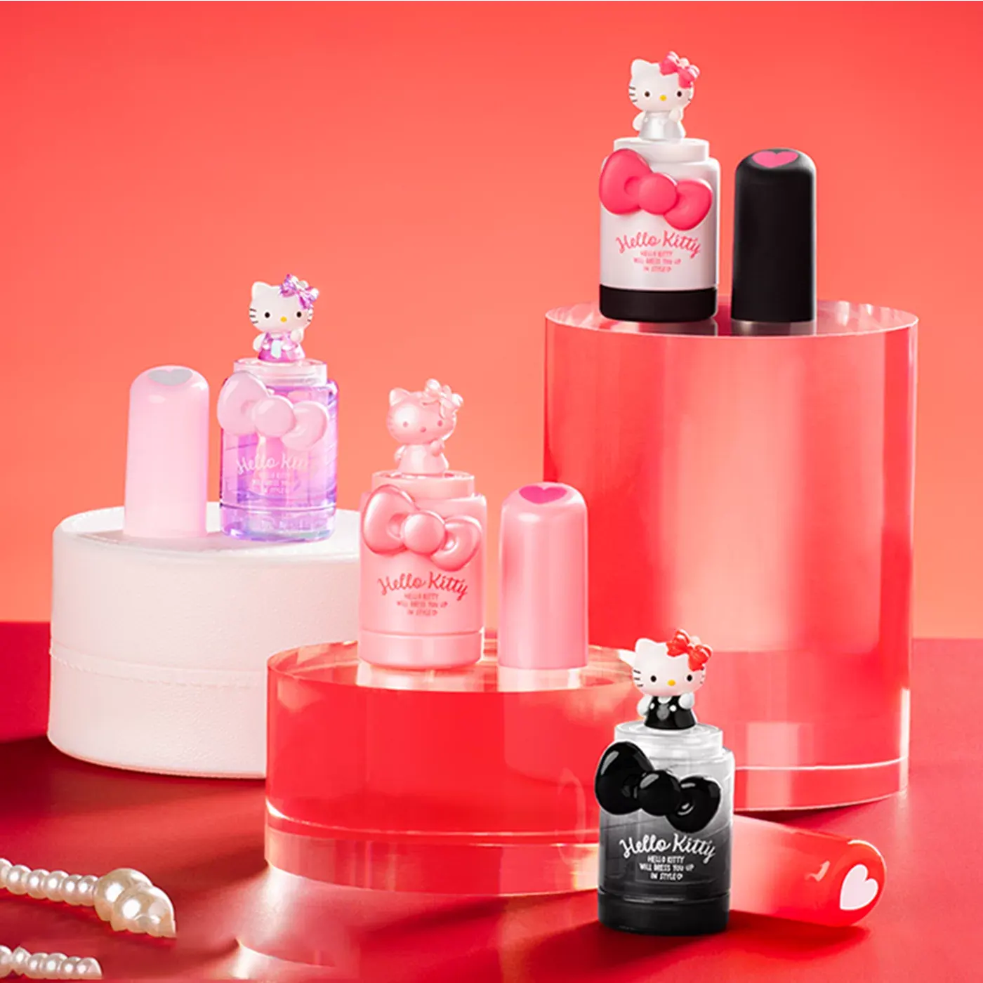 Hello Kitty Lipstick Cute Sanrio Makeup Collectible Set Blind Box