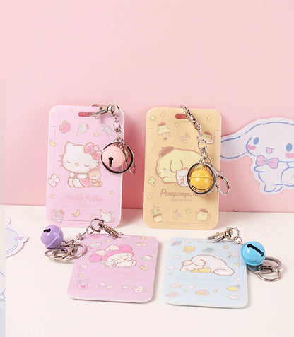 Sanrio Photocard Holder with Bell Keychain