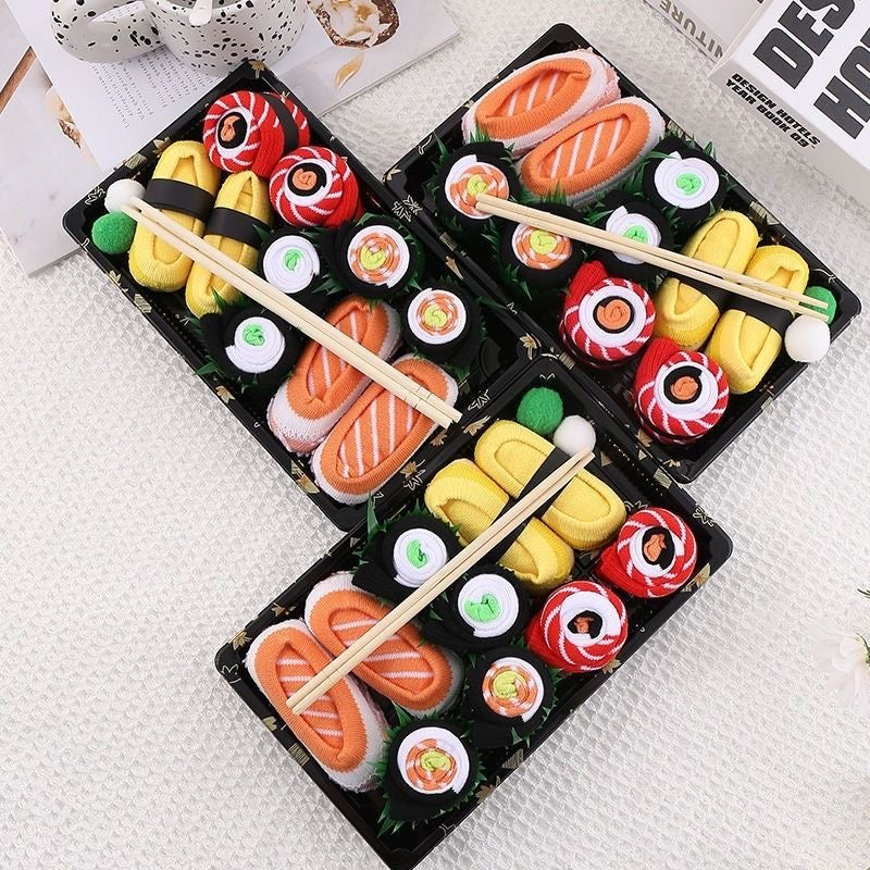 Crative Sushi Socks Box
