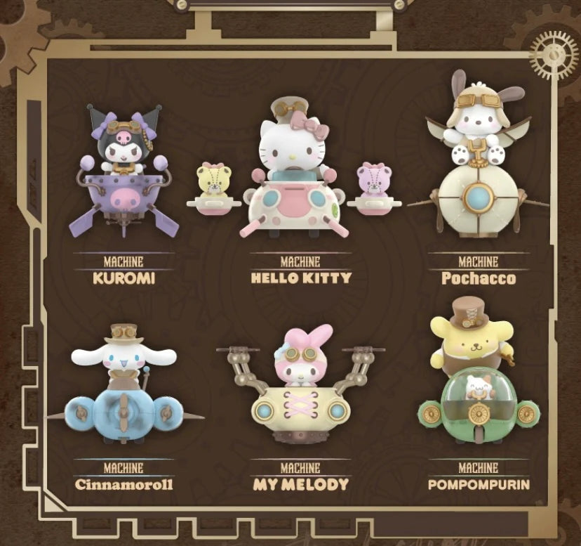 Sanrio Toptoy Steampunk Blind Box Figurines