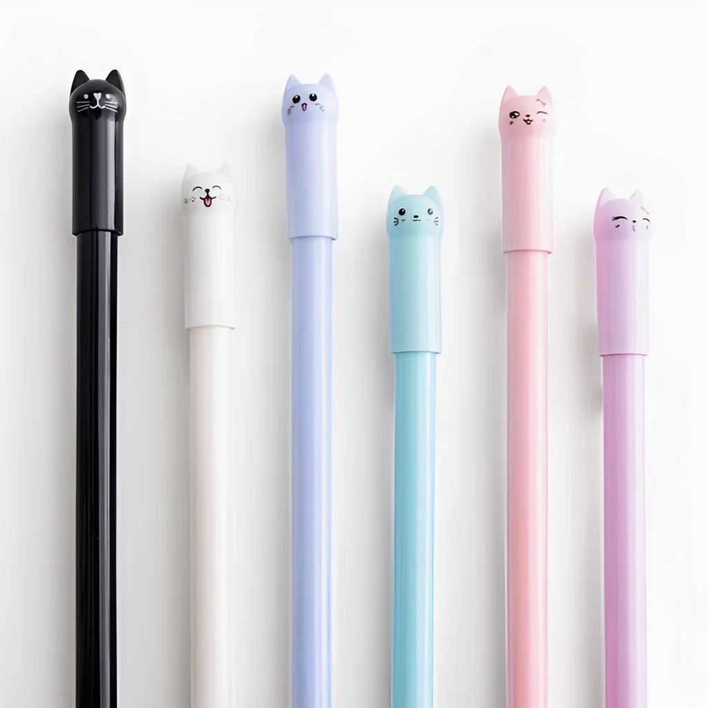Kawaii Cat Gel Ink Pen