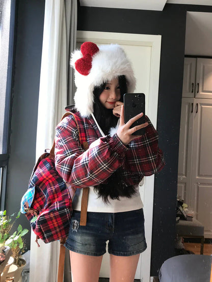 Hello Kitty Fluffy Ear Hat