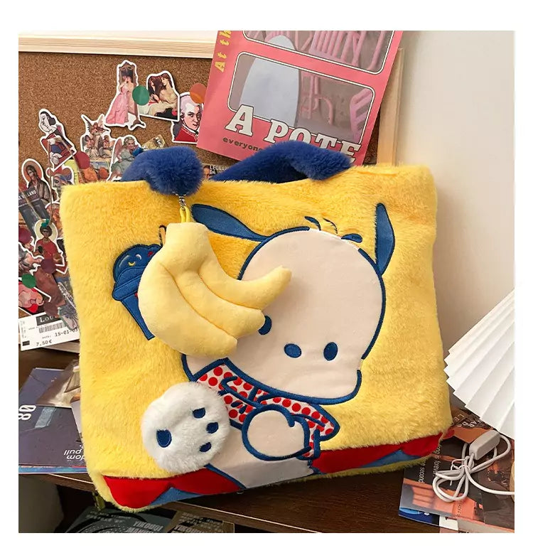 Pochacco Limited Edition Plush Tote Bag