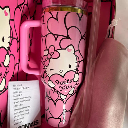 Hello Kitty Sweet Hearts 40 OZ Car Cup Gift Box Set