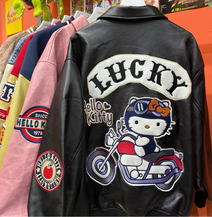 Hello Kitty Glam Rider Leatherette Jacket