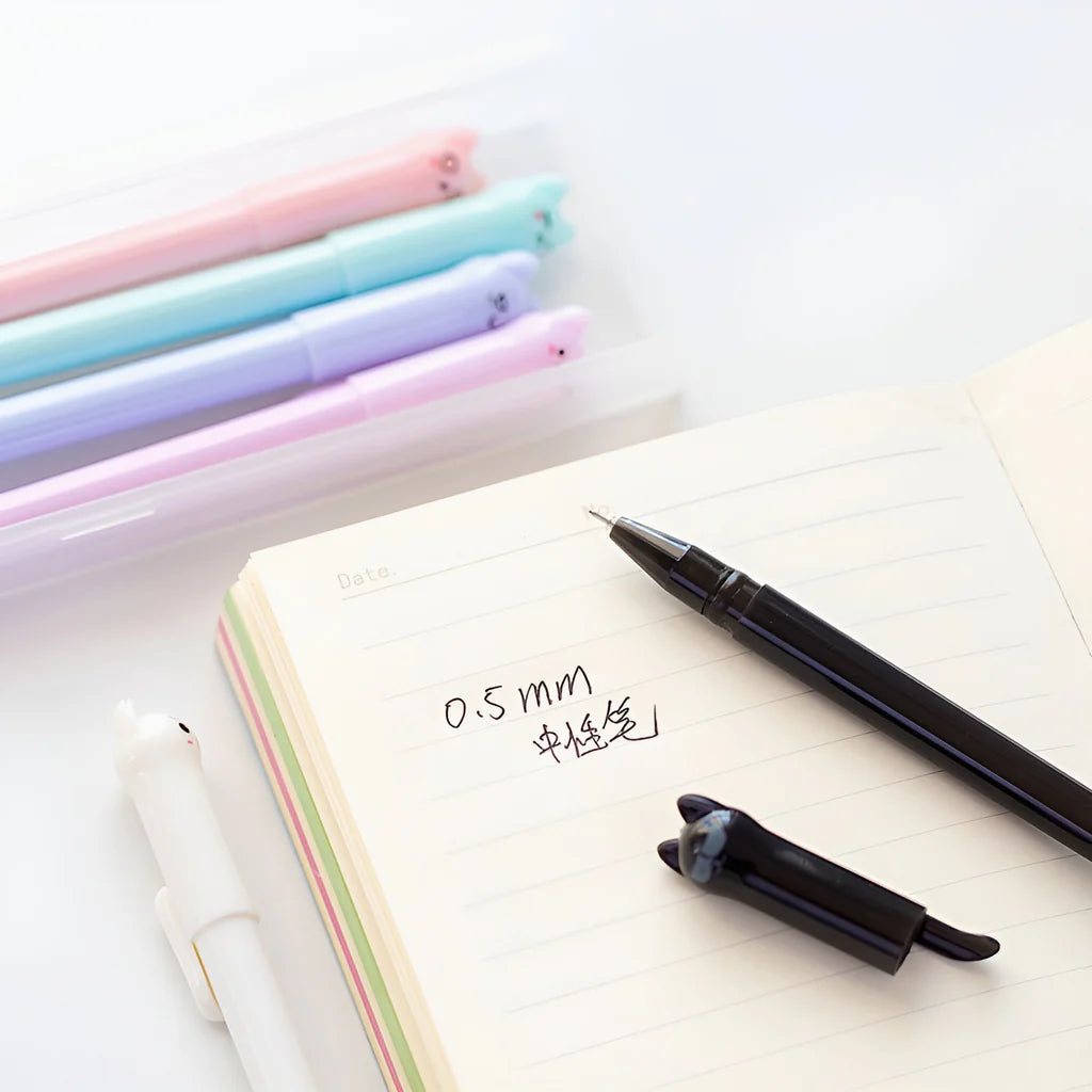 Kawaii Cat Gel Ink Pen