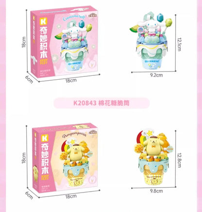 Sanrio Sweet Ice Cream Building Blocks