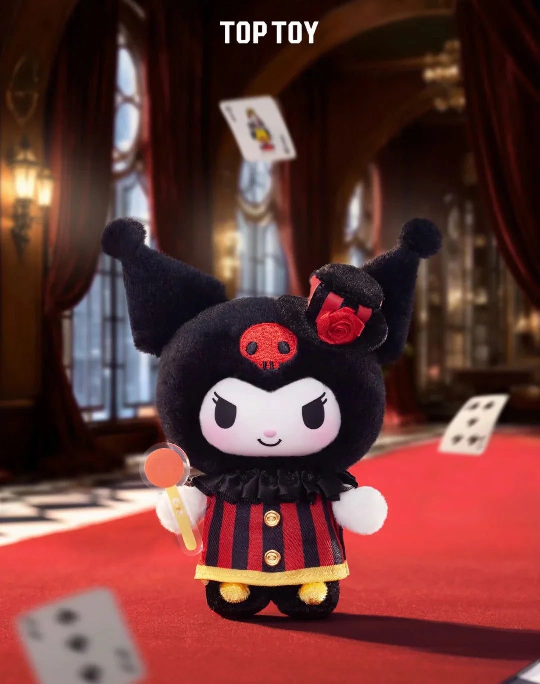 Kuromi Poker Kingdom Plush Doll Limited Edition Gothic Playing Card Blind Box