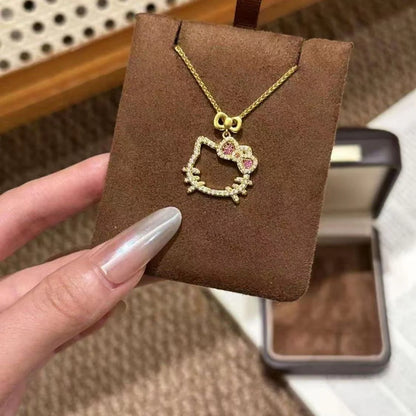 Hello Kitty My Secret Sparkle Heart Ring/Necklace