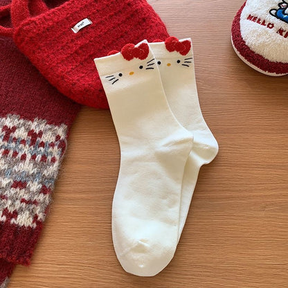 Hello Kitty Merry & Bright Socks 4 Pic Set