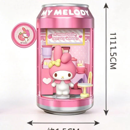 Sanrio Characters Soda Can Blind Box - Dessert Shop Street Mini Building Blocks
