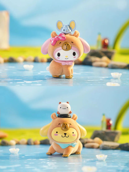 Sanrio Capybara Costume Flocked Blind Box