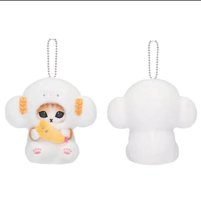 Sanrio x Mofusand Enchanted Mini Pals Plushie Keychain (Limited Edition)