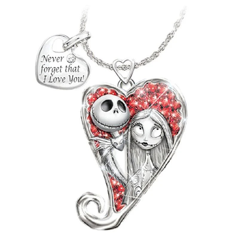 Sally & Jack Skellington Couple Necklace (2 PCs)
