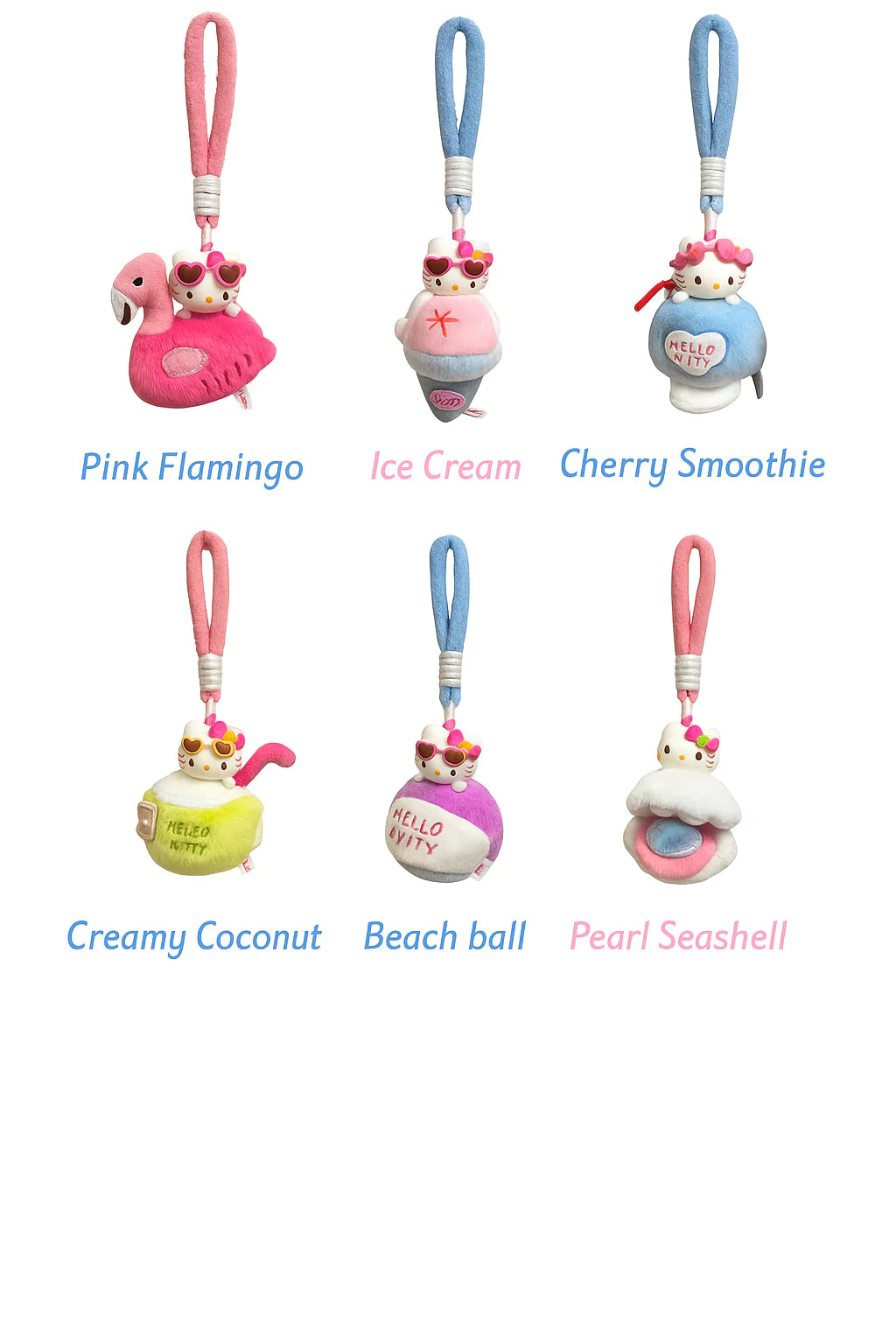 Hello Kitty あさひやま ソフトクリームを持った ペンギンストラップ