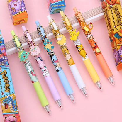 Pokemon Pocket Monster Pals Gel Pens Set- Includes 6 Pen