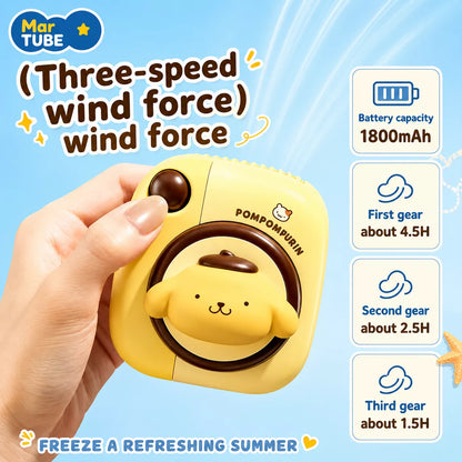 Sanrio Camera-Shaped Neck Fan